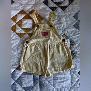 Vintage Oshkosh Yellow Shortalls